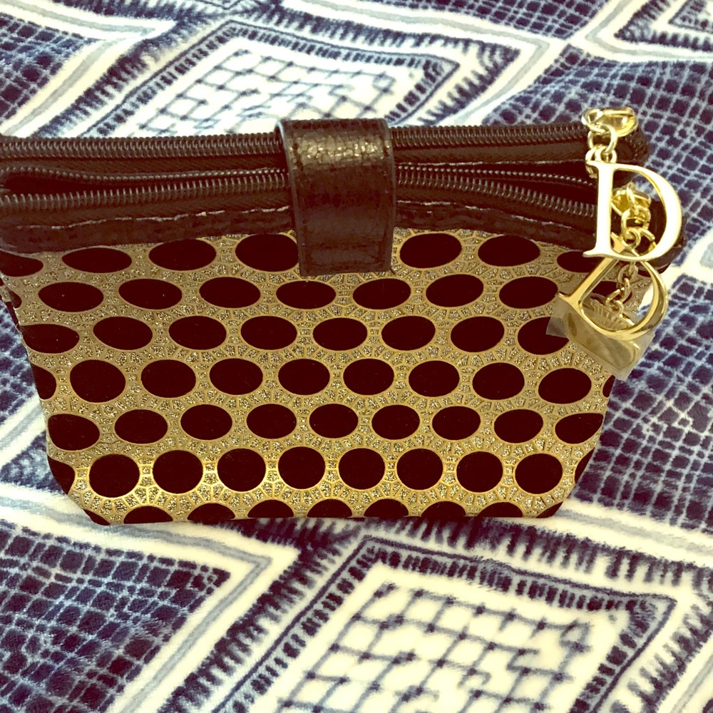 Dior cosmetics bag